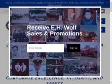 E H Wolf & Sons Inc, WI screenshot