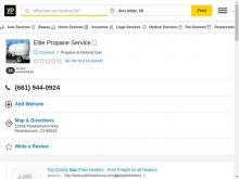 Elite Propane Service, CA screenshot