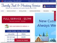 Family Fuel & Heating Service Inc, NY screenshot