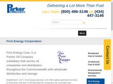 First Energy Corp / Parker Oil & Propane, VA screenshot