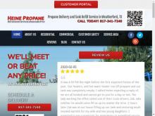 Heine Propane, TX screenshot