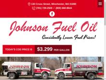 Johnson Fuel Oil, MA screenshot