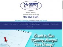 KB Johnson Oil And Gas Company, NC screenshot