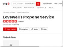 Lovewell's Propane Svc Inc, CA screenshot