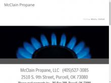 McClain Propane, OK screenshot