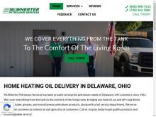 McWherter Petroleum Services, OH screenshot