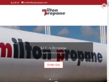 Milton Propane Inc., WI screenshot