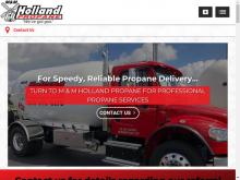 M & M Holland Propane, NY screenshot
