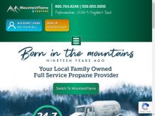 Mountain Flame Propane, CA screenshot