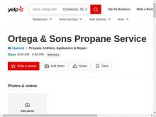 Ortega & Sons Propane Service, NM screenshot