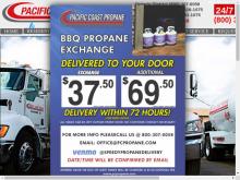 Pacific Coast Propane, CA screenshot