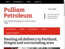 Pulliam Petroleum Heating Oil Co, OR screenshot