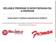 Reliable Propane / Fromand Oil & Propane, OK screenshot