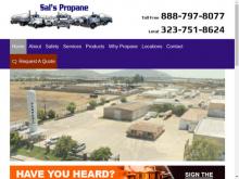Sal's Propane Inc, CA screenshot