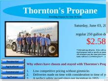 Thornton's Gas Service, CA screenshot