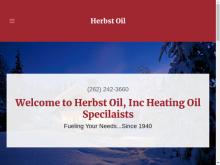Herbst Oil Inc. / TRU Heating & Cooling Services, WI screenshot