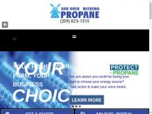 Van Unen Miersma Propane Inc, CA screenshot