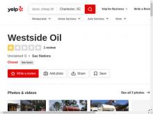 Westside Oil Co, NC screenshot