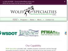 Wolff Specialties, WA screenshot
