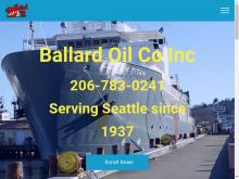 Ballard Oil Co Inc, WA screenshot