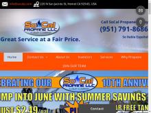 SoCal Propane LLC, CA screenshot