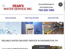Dean's Water Service Inc, PA screenshot